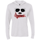 T-Shirts Heather White / X-Small Joker Triblend Long Sleeve Hoodie Tee