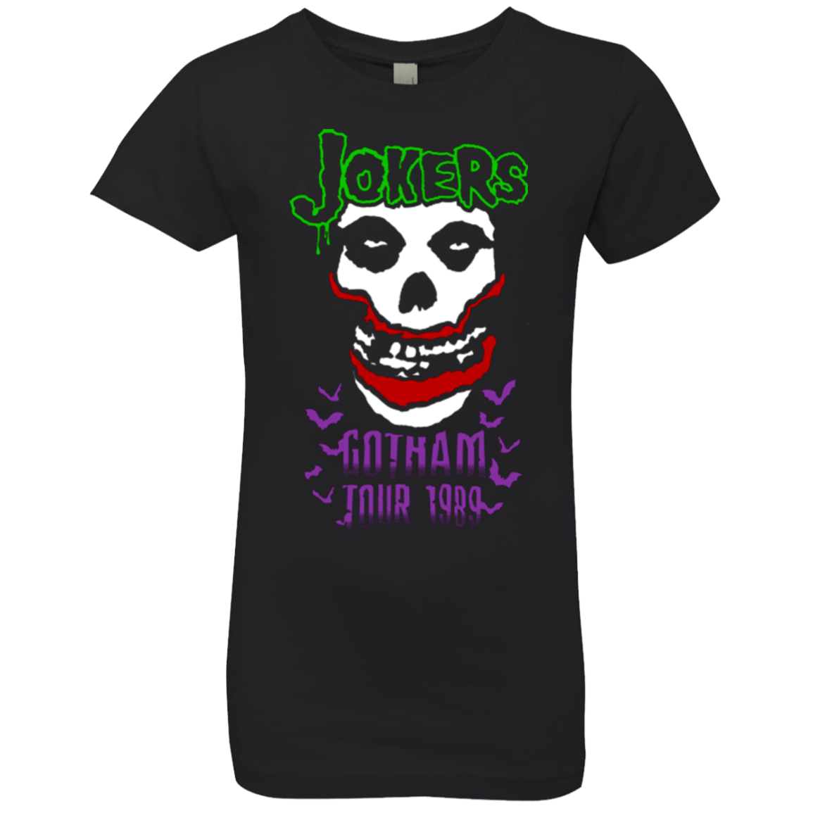 T-Shirts Black / YXS Jokers 1989 Girls Premium T-Shirt