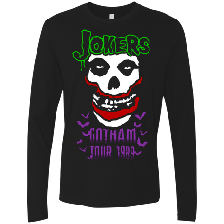 T-Shirts Black / Small Jokers 1989 Men's Premium Long Sleeve