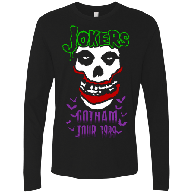 T-Shirts Black / Small Jokers 1989 Men's Premium Long Sleeve