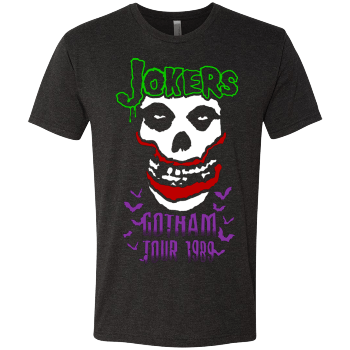 T-Shirts Vintage Black / Small Jokers 1989 Men's Triblend T-Shirt