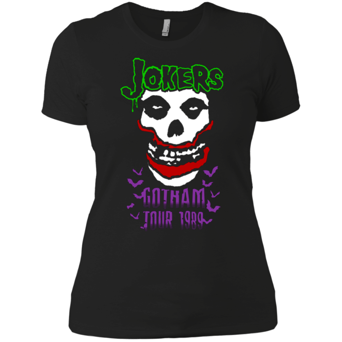 T-Shirts Black / X-Small Jokers 1989 Women's Premium T-Shirt