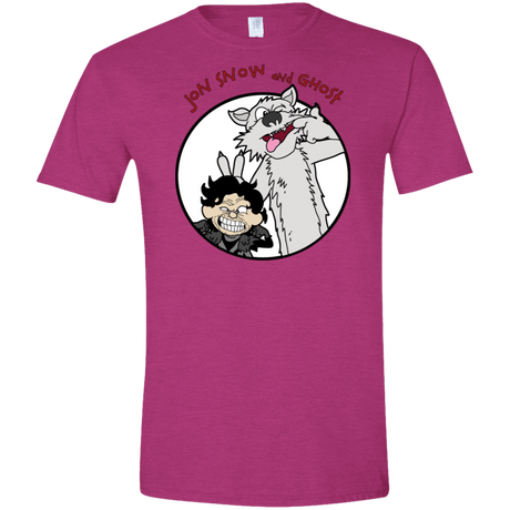 T-Shirts Antique Heliconia / S Jon and Ghost Men's Semi-Fitted Softstyle