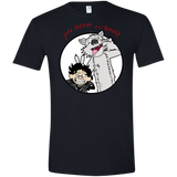 T-Shirts Black / X-Small Jon and Ghost Men's Semi-Fitted Softstyle