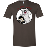 T-Shirts Dark Chocolate / S Jon and Ghost Men's Semi-Fitted Softstyle