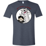 T-Shirts Heather Navy / S Jon and Ghost Men's Semi-Fitted Softstyle