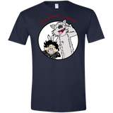 T-Shirts Navy / X-Small Jon and Ghost Men's Semi-Fitted Softstyle