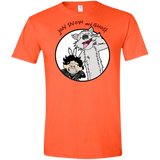 T-Shirts Orange / S Jon and Ghost Men's Semi-Fitted Softstyle