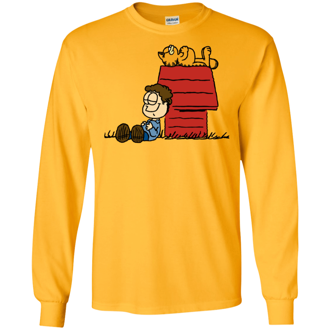 T-Shirts Gold / S Jon Brown Men's Long Sleeve T-Shirt