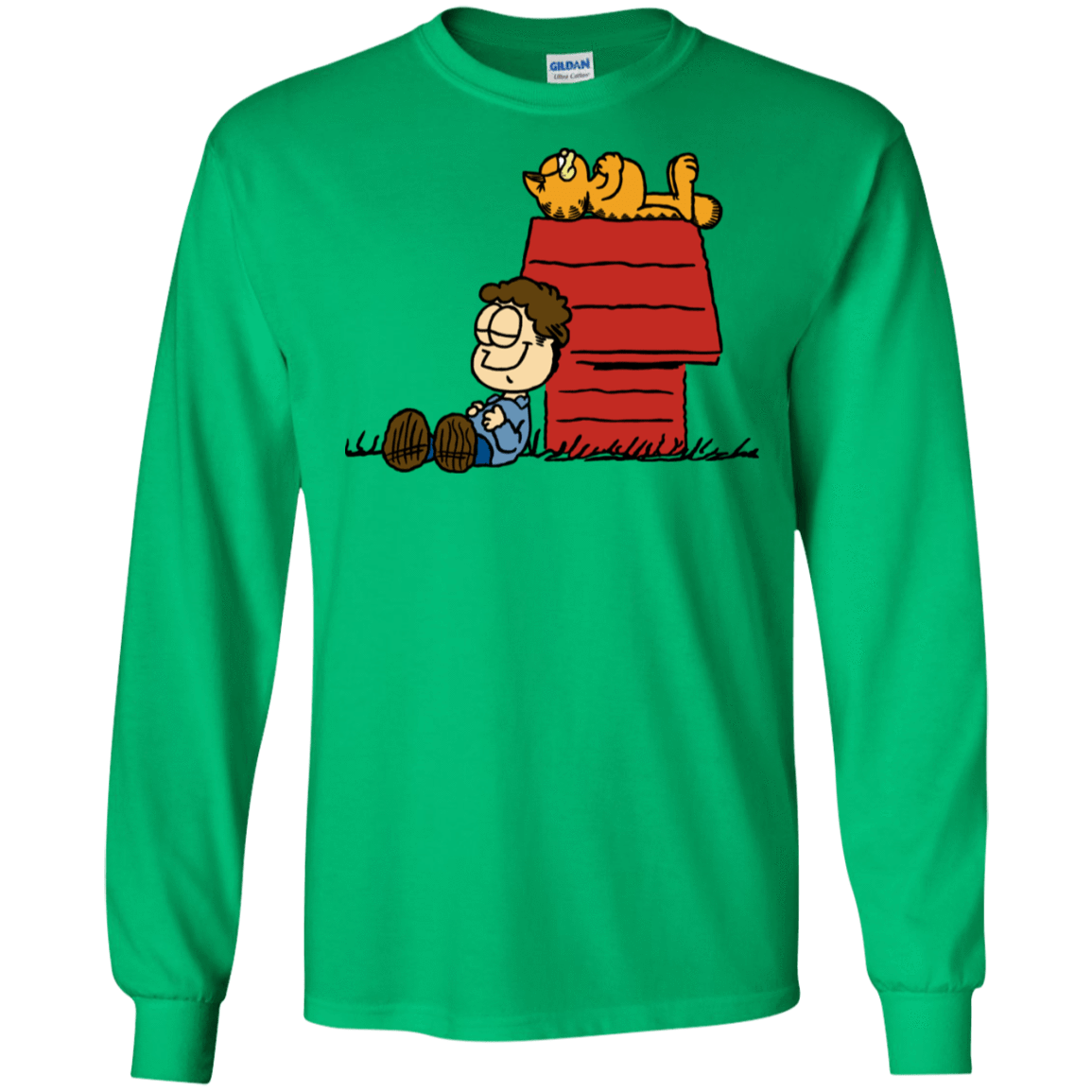 T-Shirts Irish Green / S Jon Brown Men's Long Sleeve T-Shirt