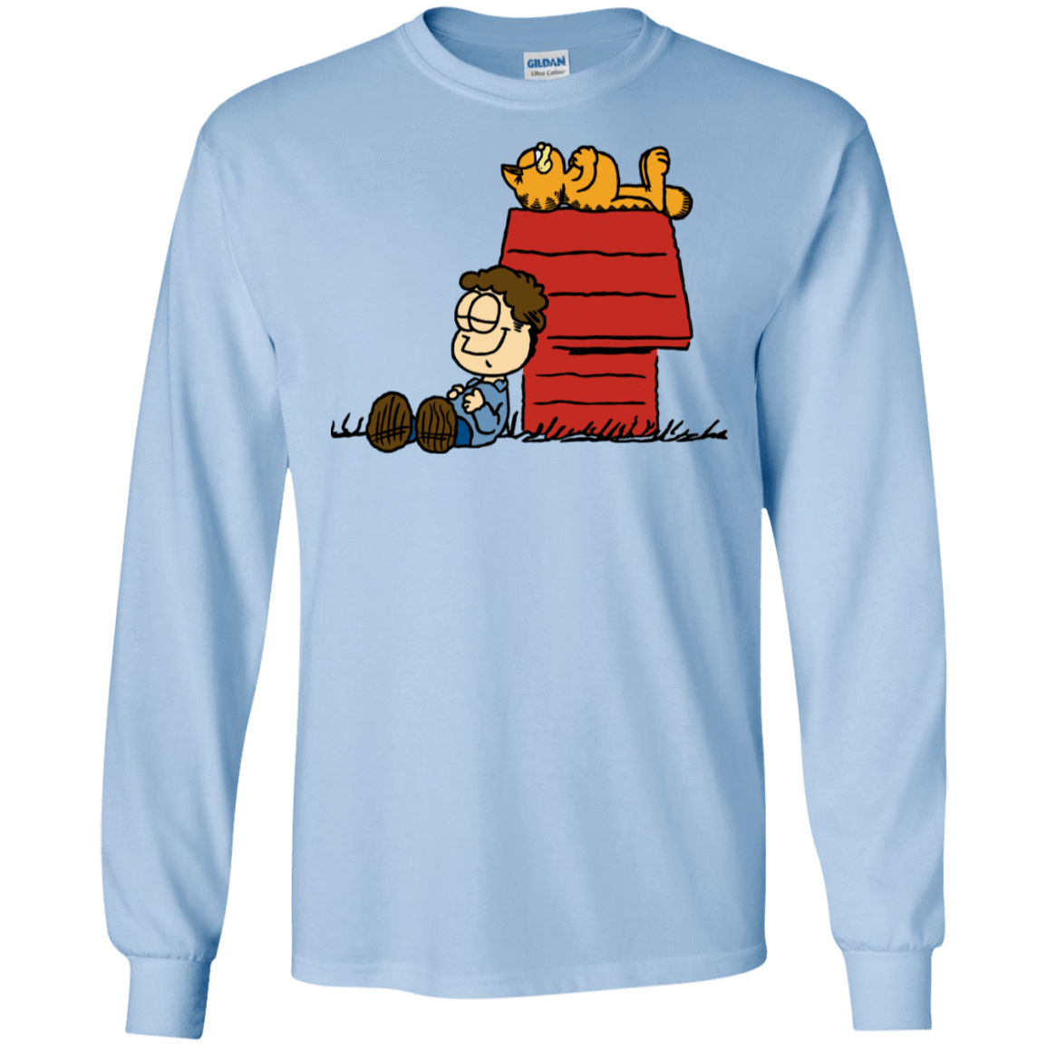 T-Shirts Light Blue / S Jon Brown Men's Long Sleeve T-Shirt