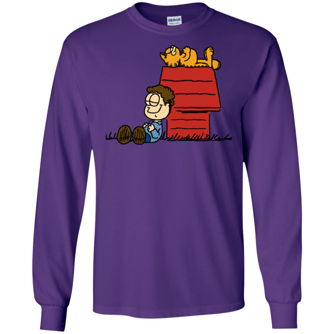 T-Shirts Purple / S Jon Brown Men's Long Sleeve T-Shirt