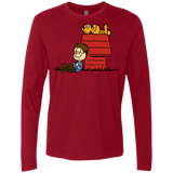 T-Shirts Cardinal / S Jon Brown Men's Premium Long Sleeve