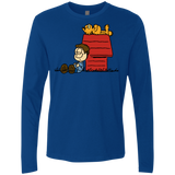 T-Shirts Royal / S Jon Brown Men's Premium Long Sleeve