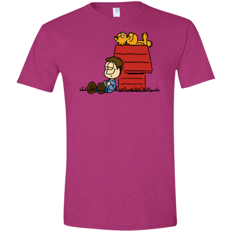 T-Shirts Antique Heliconia / S Jon Brown Men's Semi-Fitted Softstyle