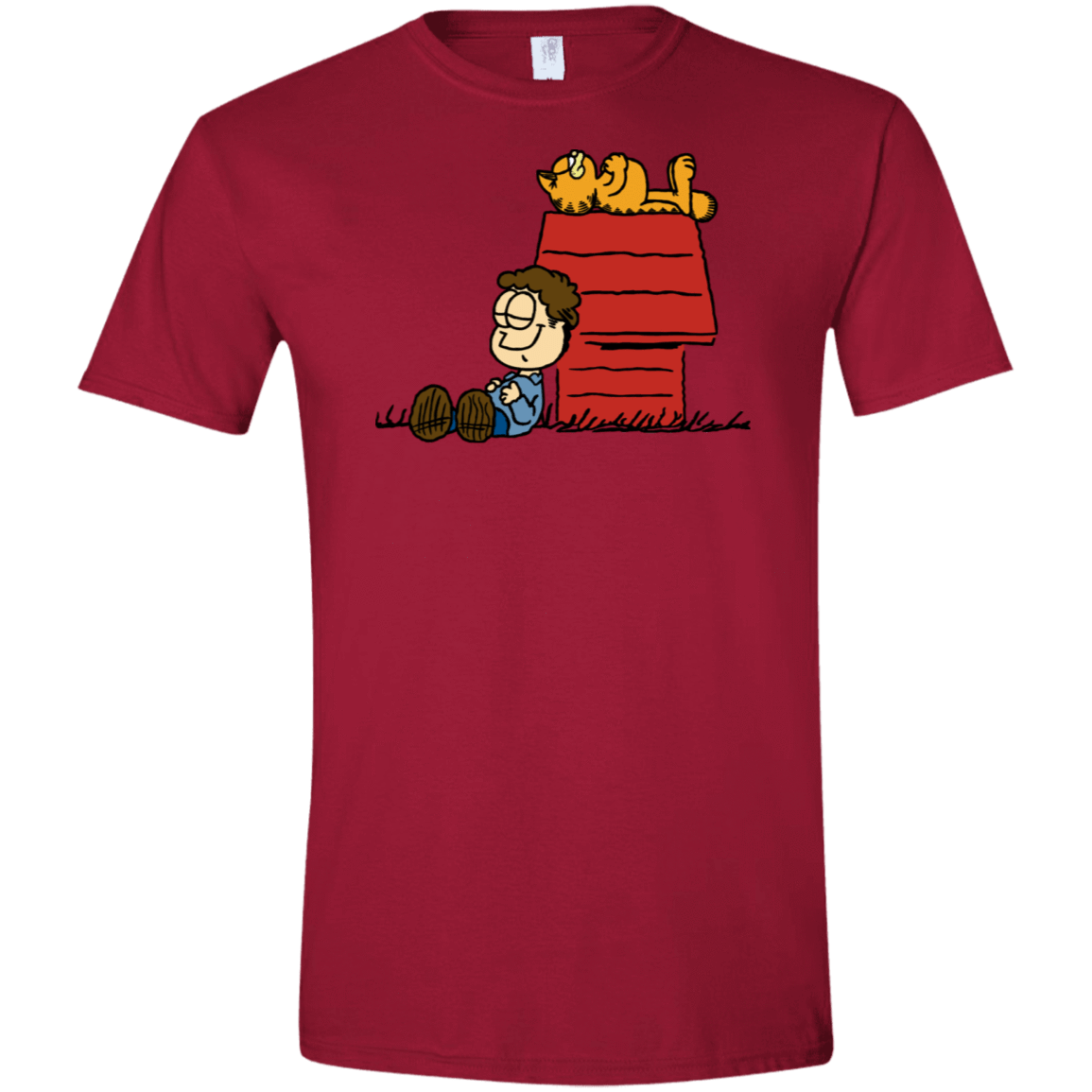 T-Shirts Cardinal Red / S Jon Brown Men's Semi-Fitted Softstyle