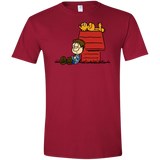 T-Shirts Cardinal Red / S Jon Brown Men's Semi-Fitted Softstyle