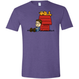 T-Shirts Heather Purple / S Jon Brown Men's Semi-Fitted Softstyle