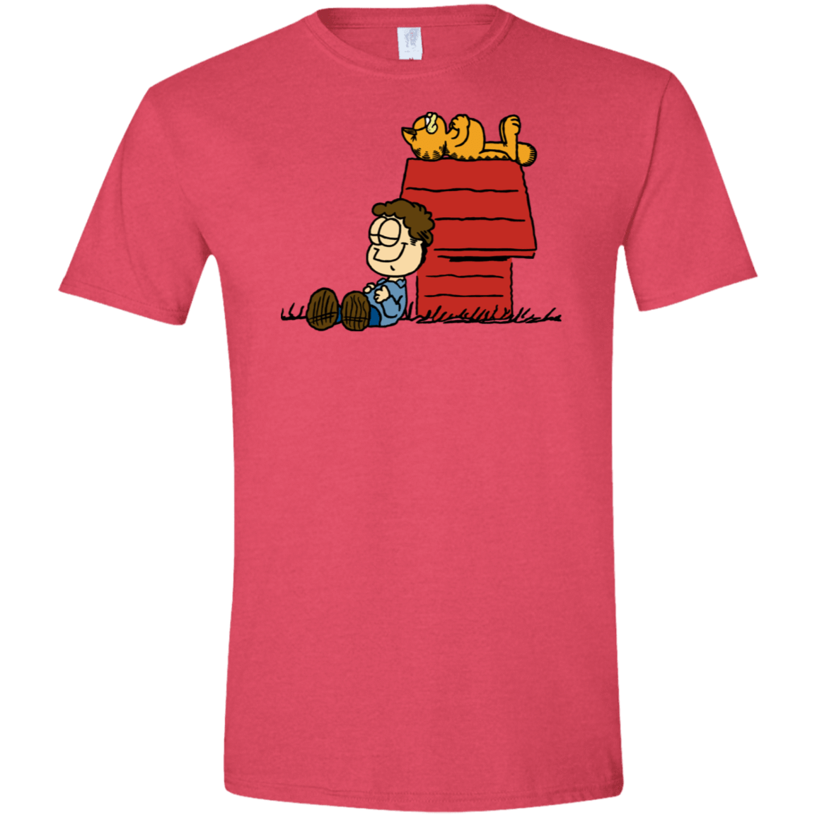 T-Shirts Heather Red / S Jon Brown Men's Semi-Fitted Softstyle