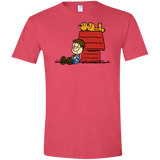 T-Shirts Heather Red / S Jon Brown Men's Semi-Fitted Softstyle