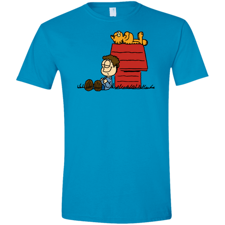 T-Shirts Sapphire / S Jon Brown Men's Semi-Fitted Softstyle