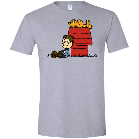 T-Shirts Sport Grey / S Jon Brown Men's Semi-Fitted Softstyle