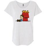 T-Shirts Heather White / X-Small Jon Brown Triblend Dolman Sleeve