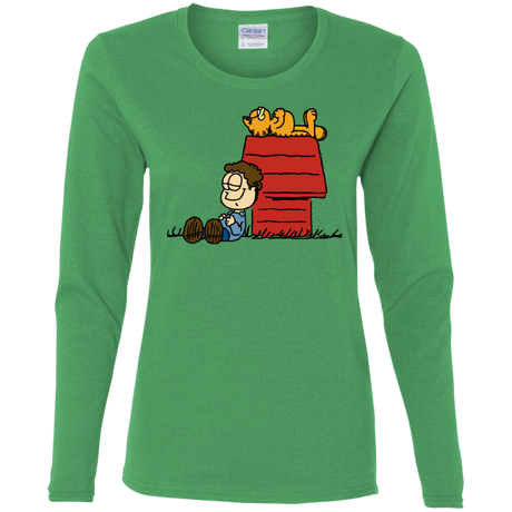 T-Shirts Irish Green / S Jon Brown Women's Long Sleeve T-Shirt