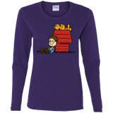 T-Shirts Purple / S Jon Brown Women's Long Sleeve T-Shirt