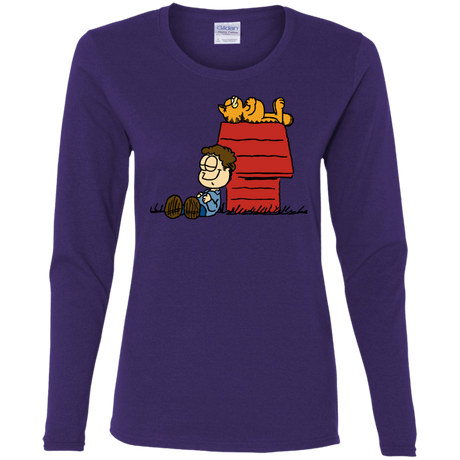 T-Shirts Purple / S Jon Brown Women's Long Sleeve T-Shirt