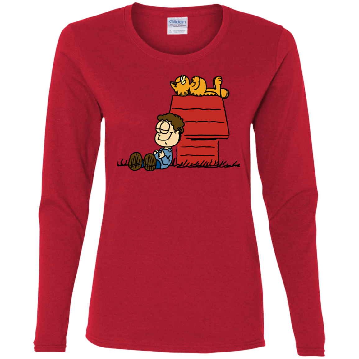 T-Shirts Red / S Jon Brown Women's Long Sleeve T-Shirt