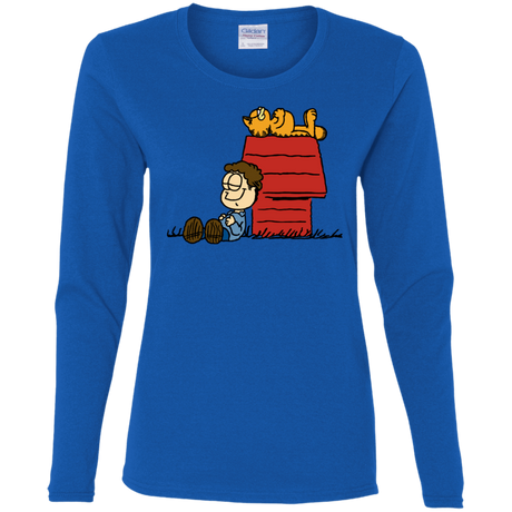 T-Shirts Royal / S Jon Brown Women's Long Sleeve T-Shirt