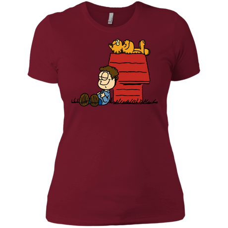 T-Shirts Scarlet / X-Small Jon Brown Women's Premium T-Shirt