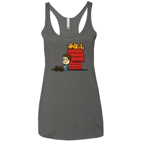 T-Shirts Premium Heather / X-Small Jon Brown Women's Triblend Racerback Tank