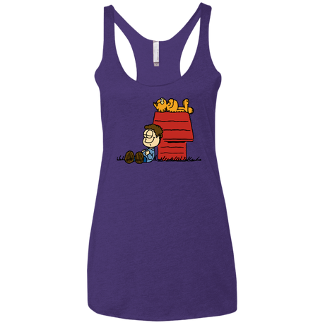T-Shirts Purple Rush / X-Small Jon Brown Women's Triblend Racerback Tank