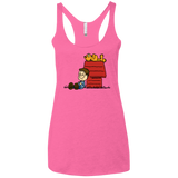 T-Shirts Vintage Pink / X-Small Jon Brown Women's Triblend Racerback Tank