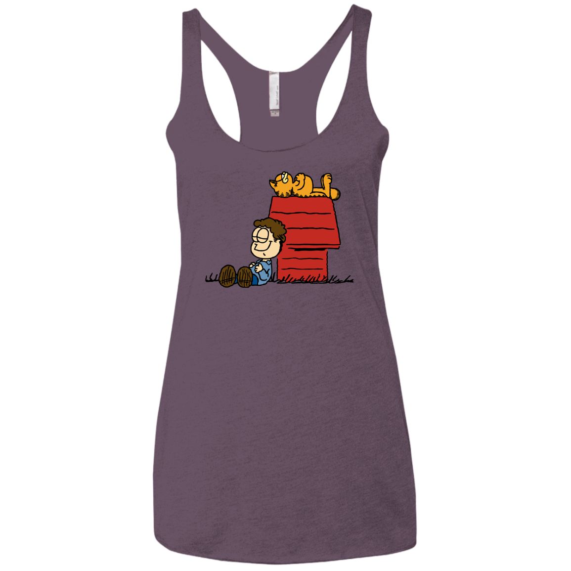 T-Shirts Vintage Purple / X-Small Jon Brown Women's Triblend Racerback Tank