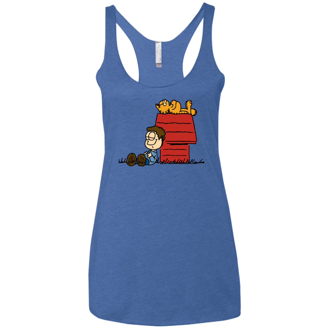 T-Shirts Vintage Royal / X-Small Jon Brown Women's Triblend Racerback Tank