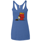 T-Shirts Vintage Royal / X-Small Jon Brown Women's Triblend Racerback Tank