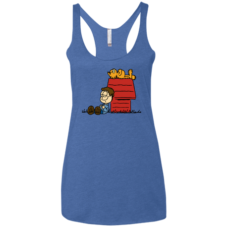 T-Shirts Vintage Royal / X-Small Jon Brown Women's Triblend Racerback Tank