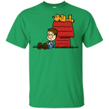 T-Shirts Irish Green / YXS Jon Brown Youth T-Shirt
