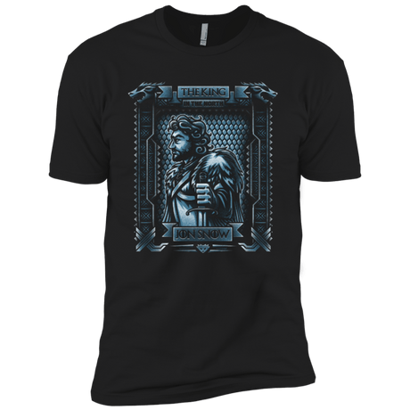T-Shirts Black / YXS Jon Snow King in the North Boys Premium T-Shirt