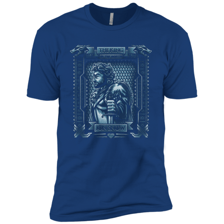 T-Shirts Royal / YXS Jon Snow King in the North Boys Premium T-Shirt
