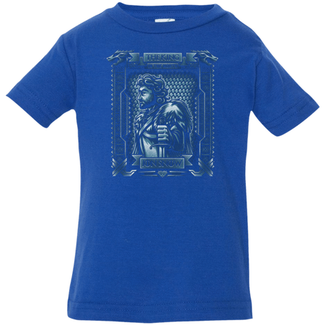 T-Shirts Royal / 6 Months Jon Snow King in the North Infant Premium T-Shirt