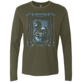 T-Shirts Military Green / Small Jon Snow King in the North Men's Premium Long Sleeve