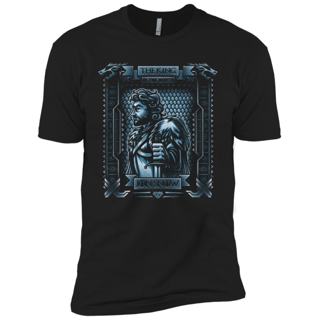 T-Shirts Black / X-Small Jon Snow King in the North Men's Premium T-Shirt