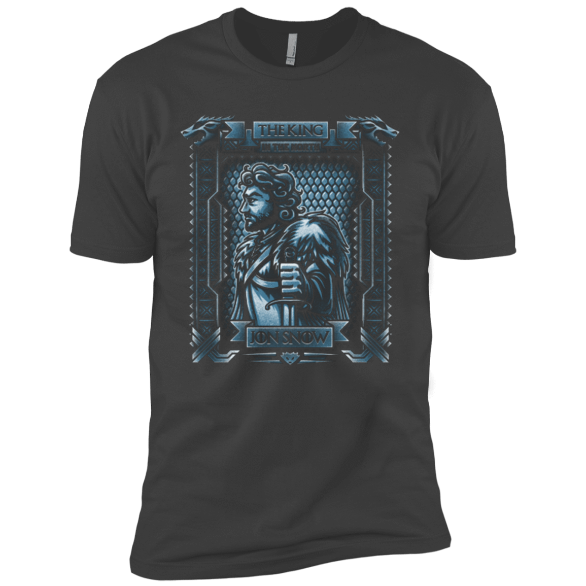T-Shirts Heavy Metal / X-Small Jon Snow King in the North Men's Premium T-Shirt