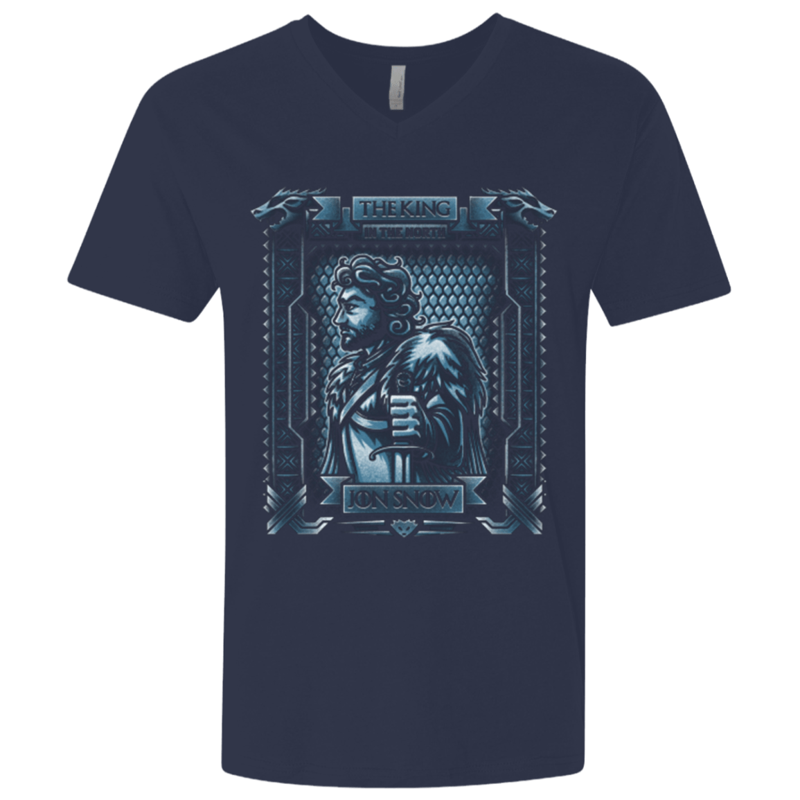 Jon Snow King in the North Men's Premium V-Neck