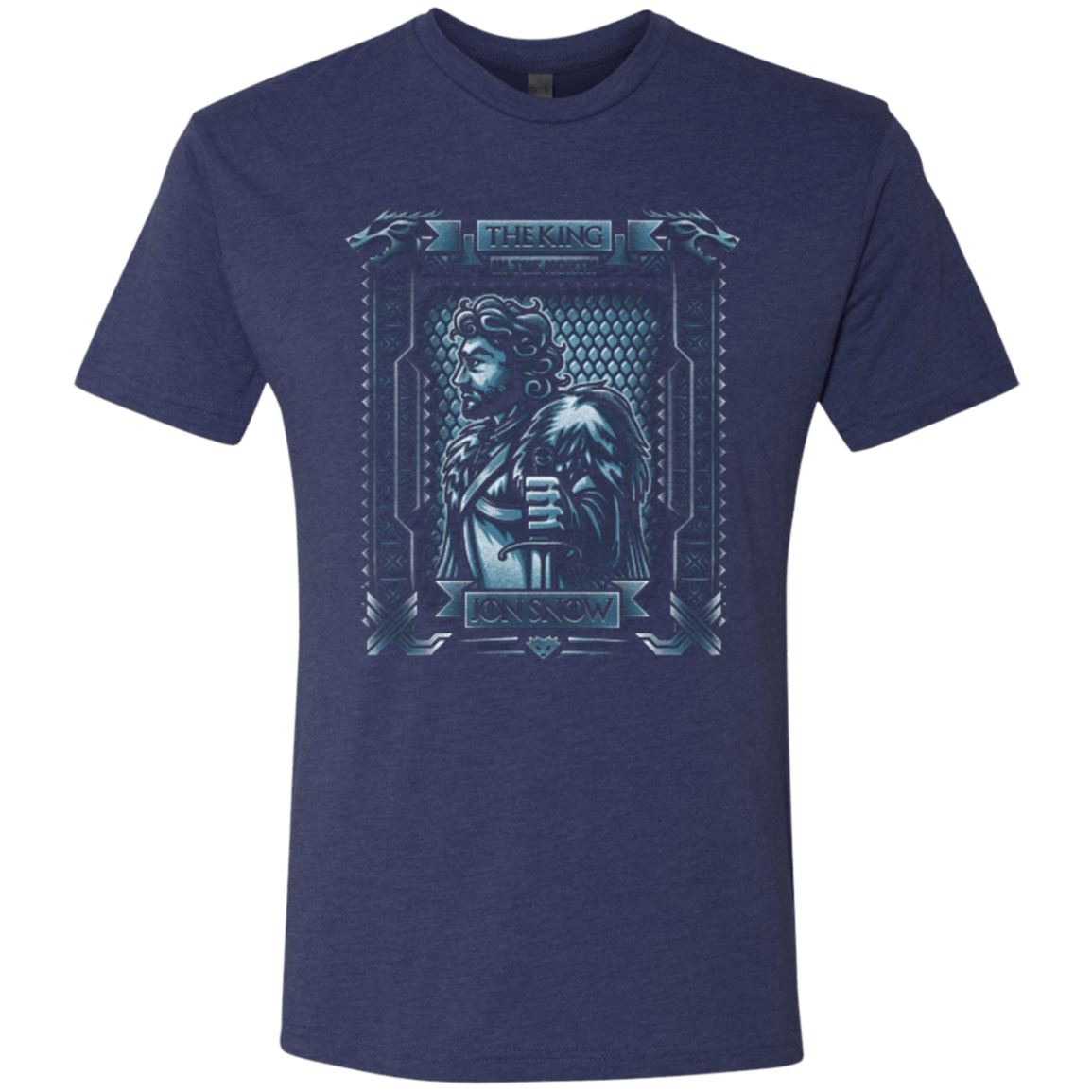 Jon Snow King in the North Men's Triblend T-Shirt