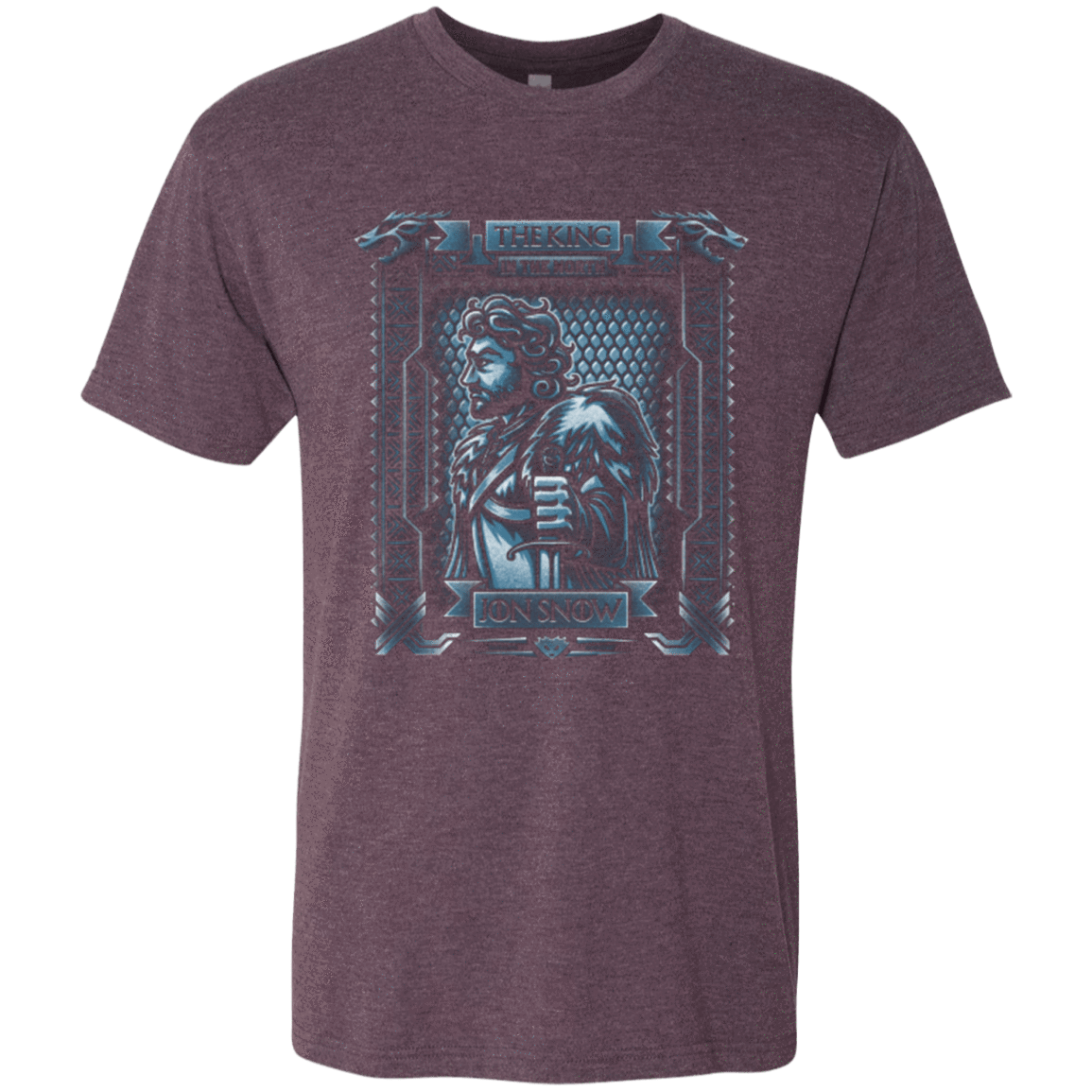 Jon Snow King in the North Men's Triblend T-Shirt